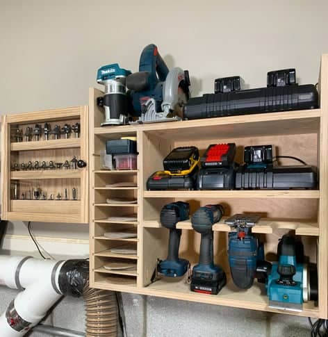 DIY Drill Charging Station and Sandpaper Organizer 10 Steps (with Pictures)