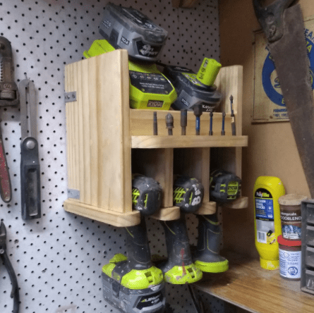 How to Build a Drill Charging Station – Bunnings Workshop Community