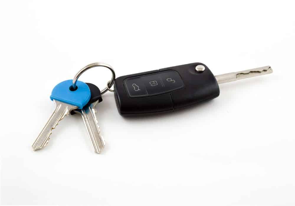 Remove the Old Key Fob Battery from its Case