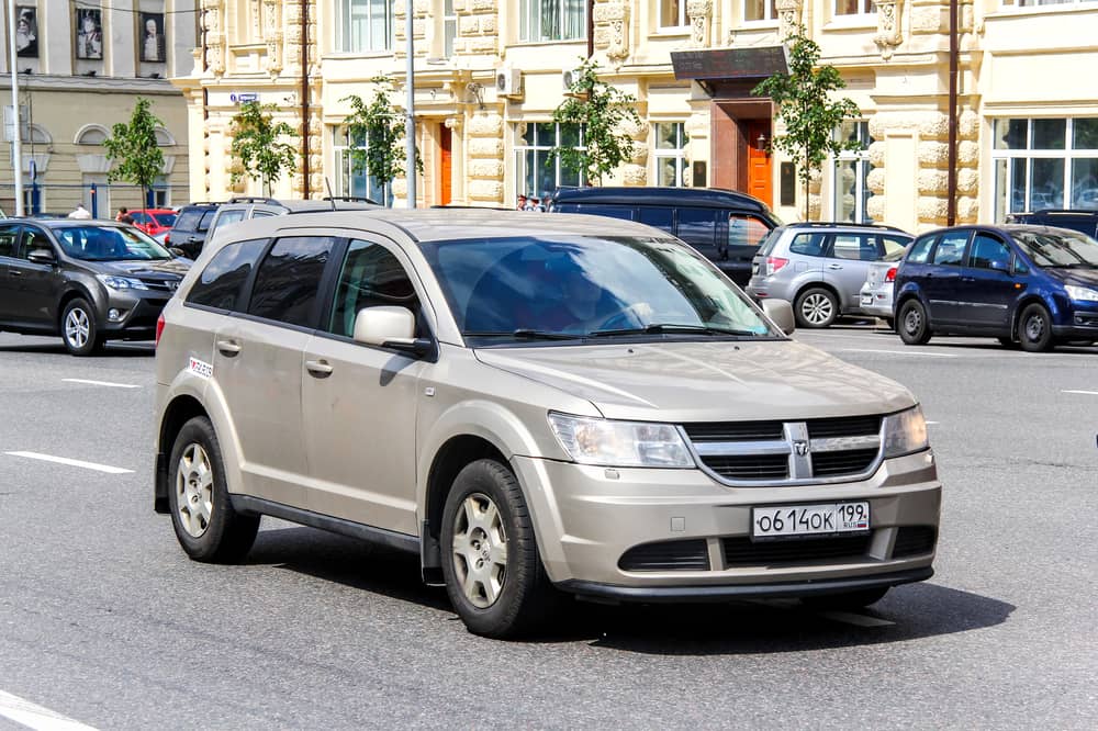 Where is the Battery in a Dodge Journey