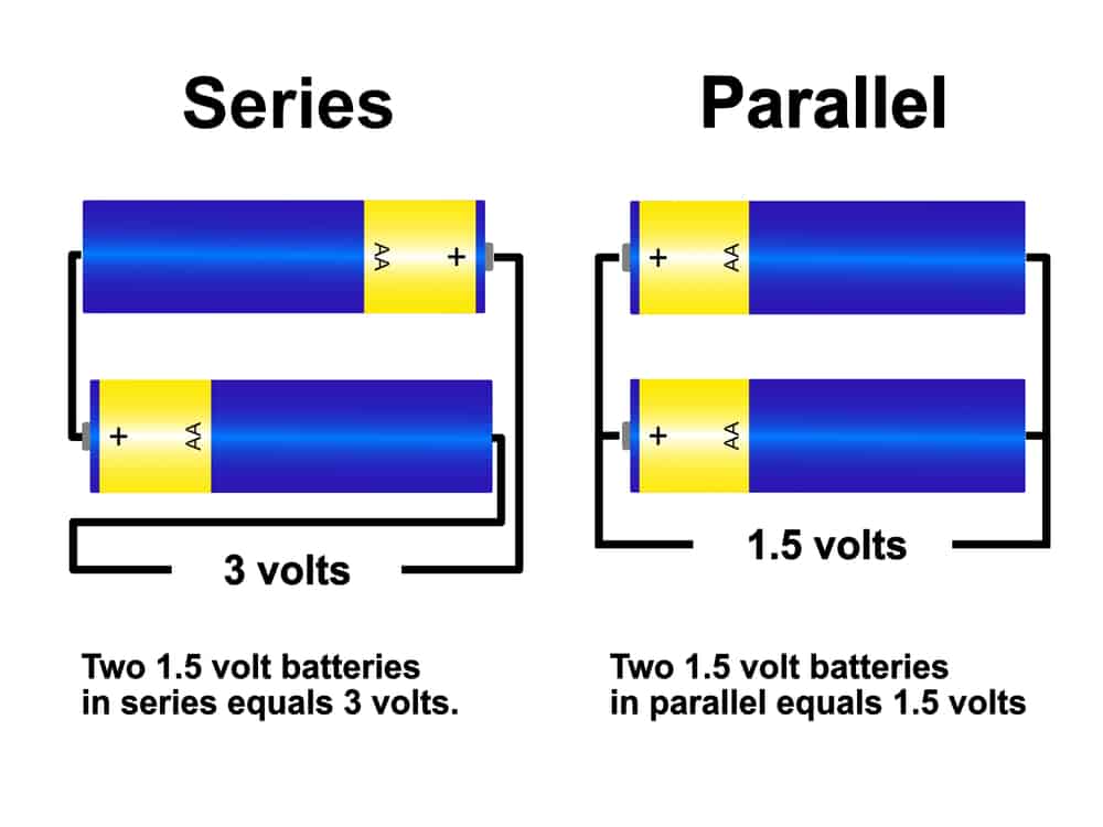 how to connect a battery in series